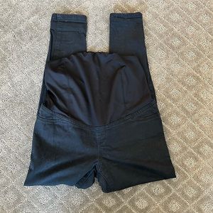 Women’s Ingrid Isabel Over Belly Skinny Maternity Black Jeans Size 2 pregnancy